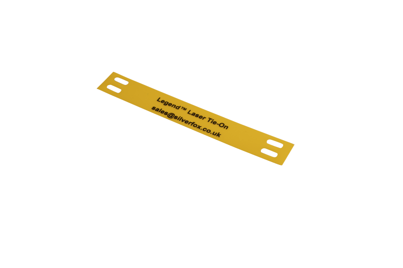 LM TIE-ON LABEL 90x13mm - Yellow